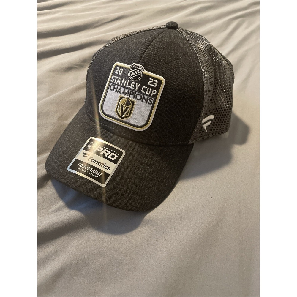 Vegas Golden Knights Fanatics Stanley Cup Champions Locker Room Snapback Hat New - Picture 5 of 5